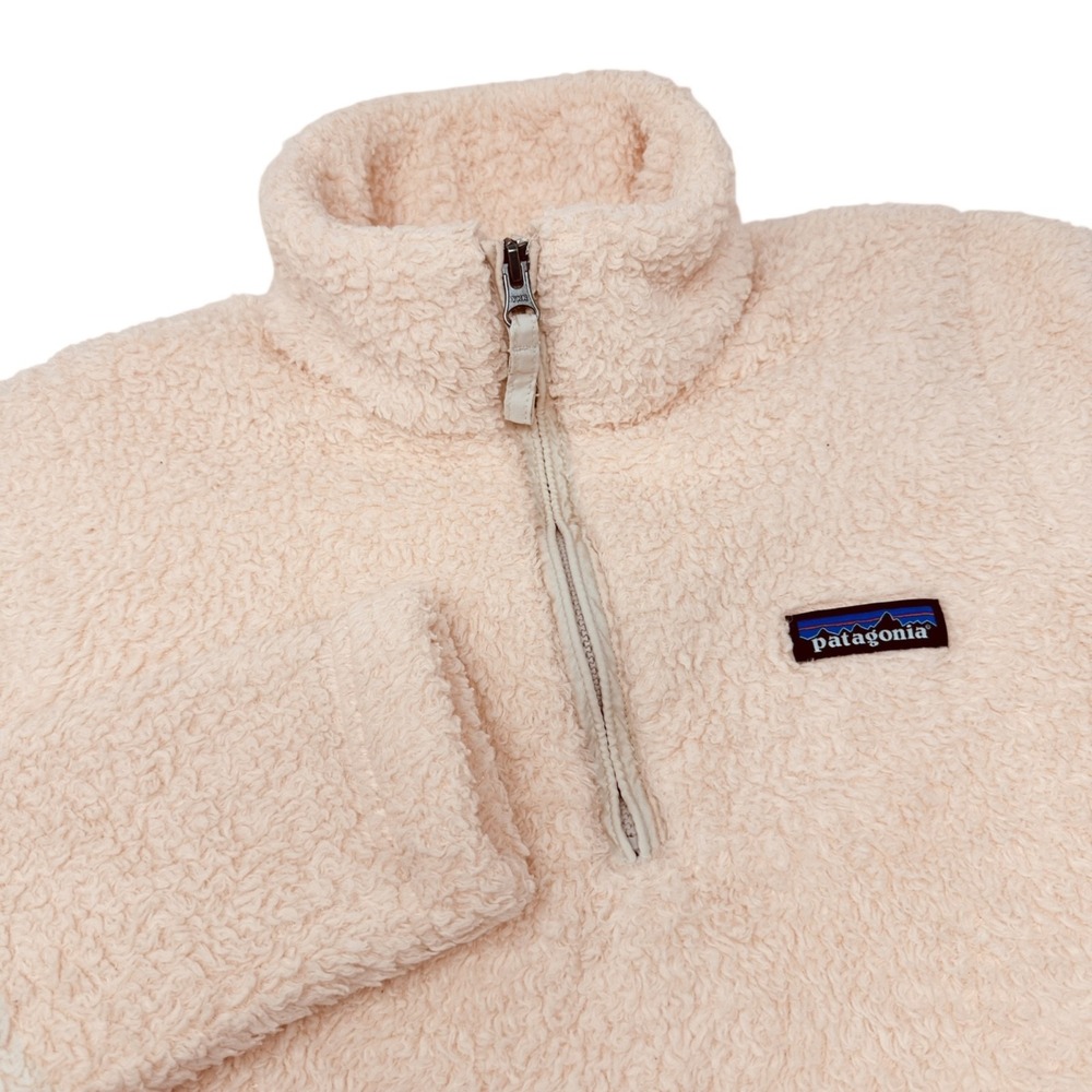 PATAGONIA Los Gatos 1/4 Zip Fleece Jacket‎ Women Peach Pullover 25235 Small